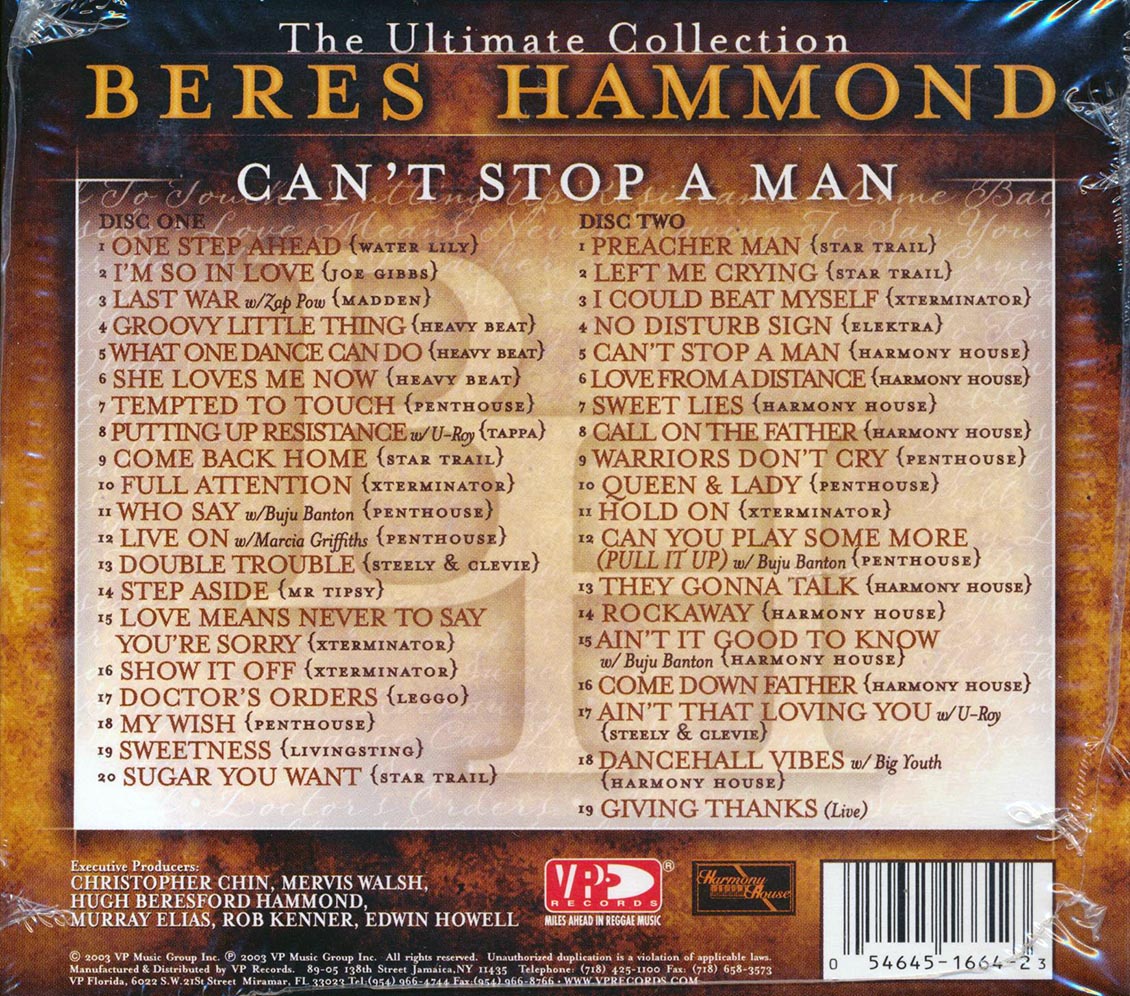 beres hammond can stop a man the ultimate collection rar