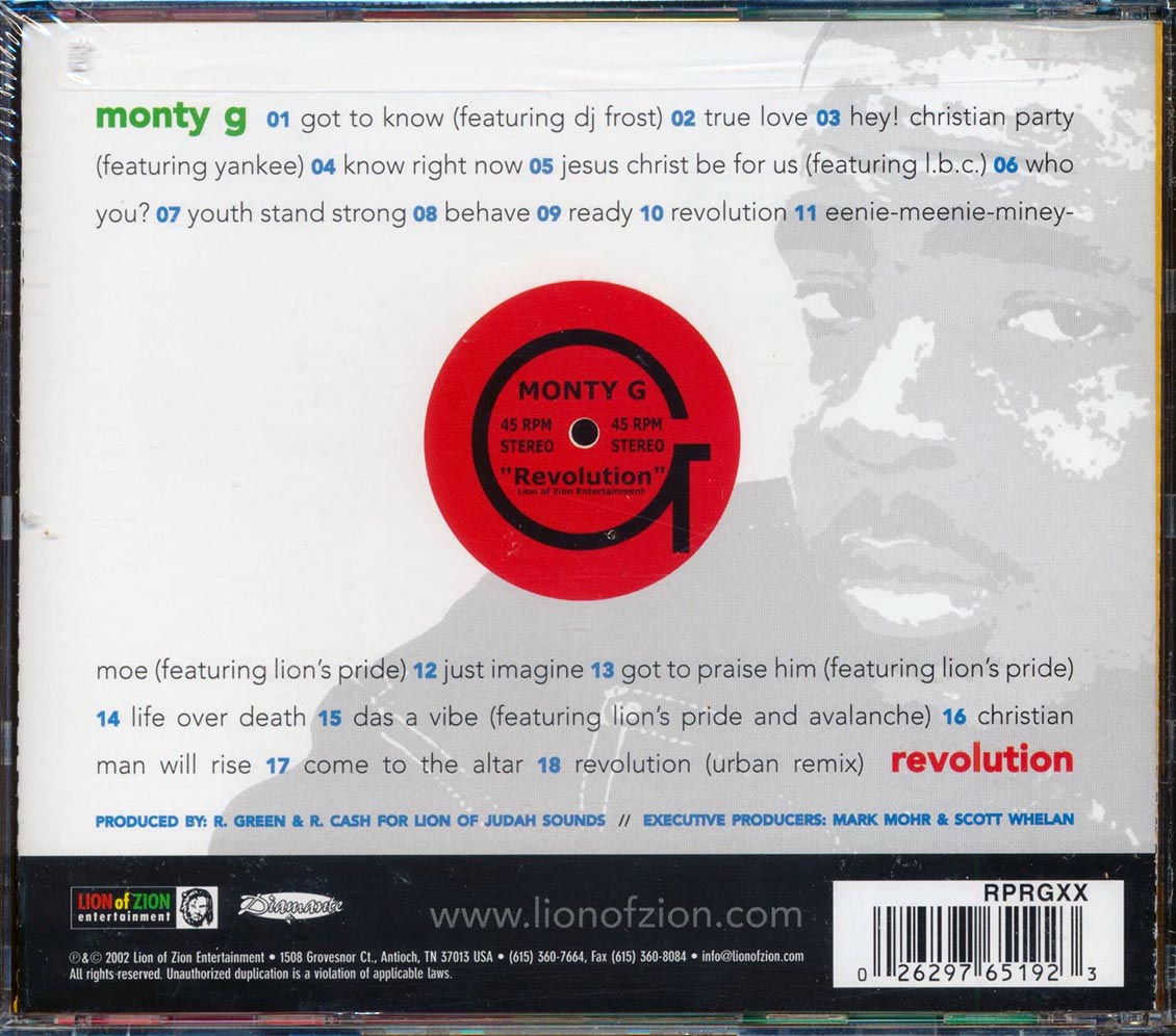 CD Monty G - Revolution 26297651923| eBay