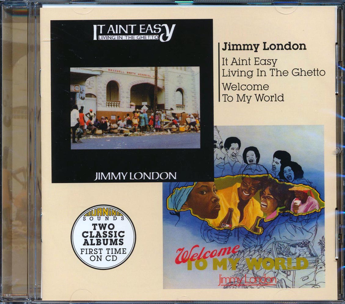 JIMMY LONDON - It Ain't Easy Living In The Ghetto + Welcome To My World - CD