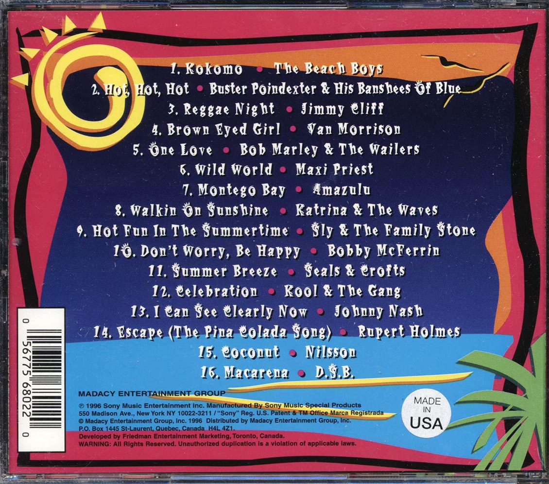 CD The Beach Boys, Jimmy Cliff, Van Morrison, Seals & Crofts