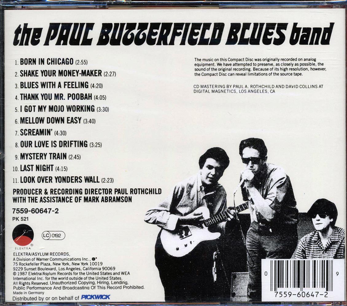 CD The Paul Butterfield Blues Band - The Paul Butterfield