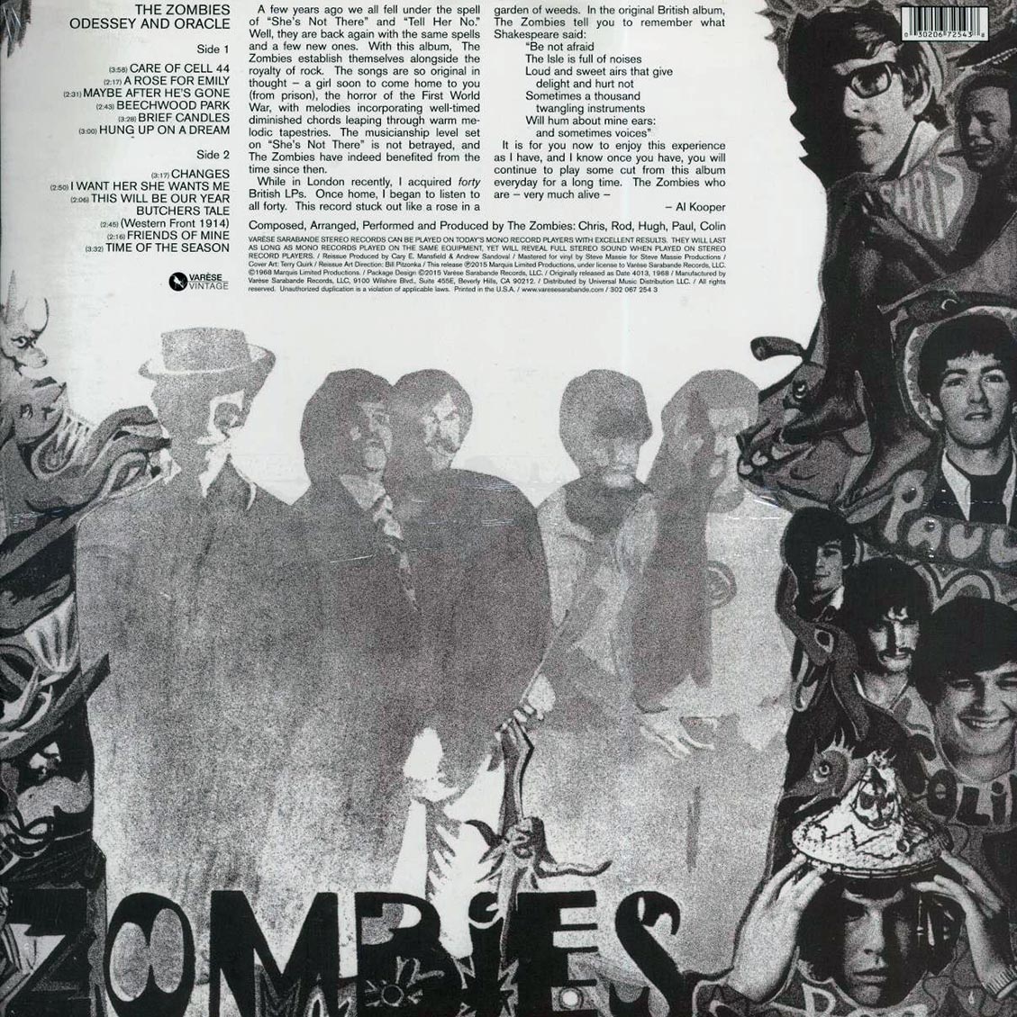 ポップス+ロック(洋楽) CD Zombies Odessey And Oracle TECI26537 Imperial Records /00110 31K2NER516L._UF1000,1000_QL80_.jpg